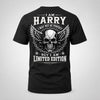 HARRY P01-K24-229 – Personalized Skull Graphic Apparel “I Am NAME I May Not Be Perfect But I Am Limited Edition”