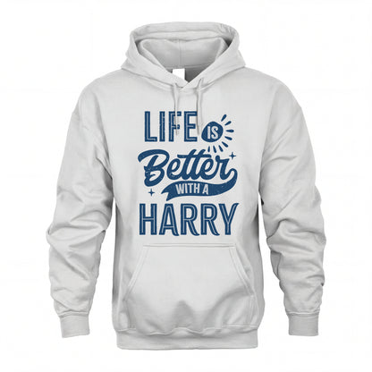 HARRY HH88-K2–Personalized Name Quote T-Shirt Life Is Better With Unisex Gift