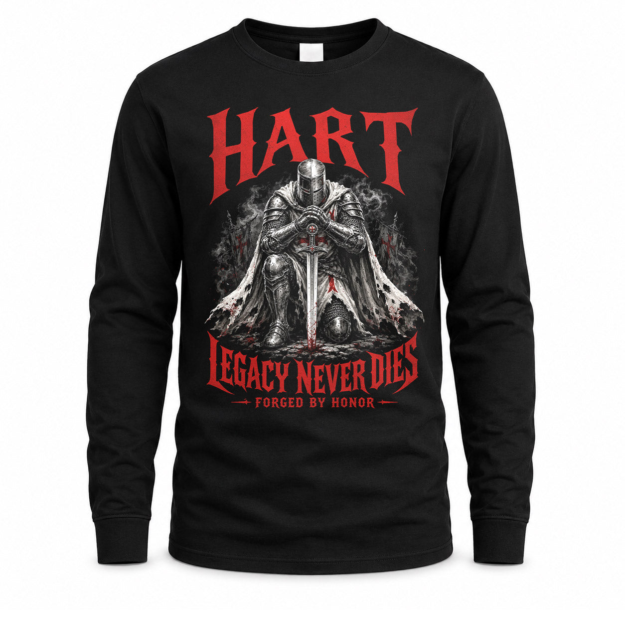 HART HS90-K04-109 - NAME Legacy Never Dies Forged By Honor Personalized Knight