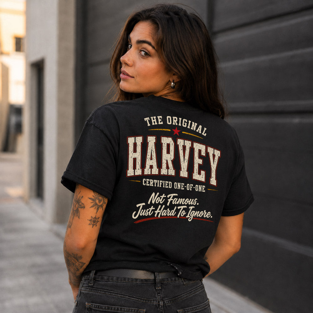 HARVEY W68-F2-168 – Personalized Original Issue Apparel “The Original NAME Certified One-of-One"