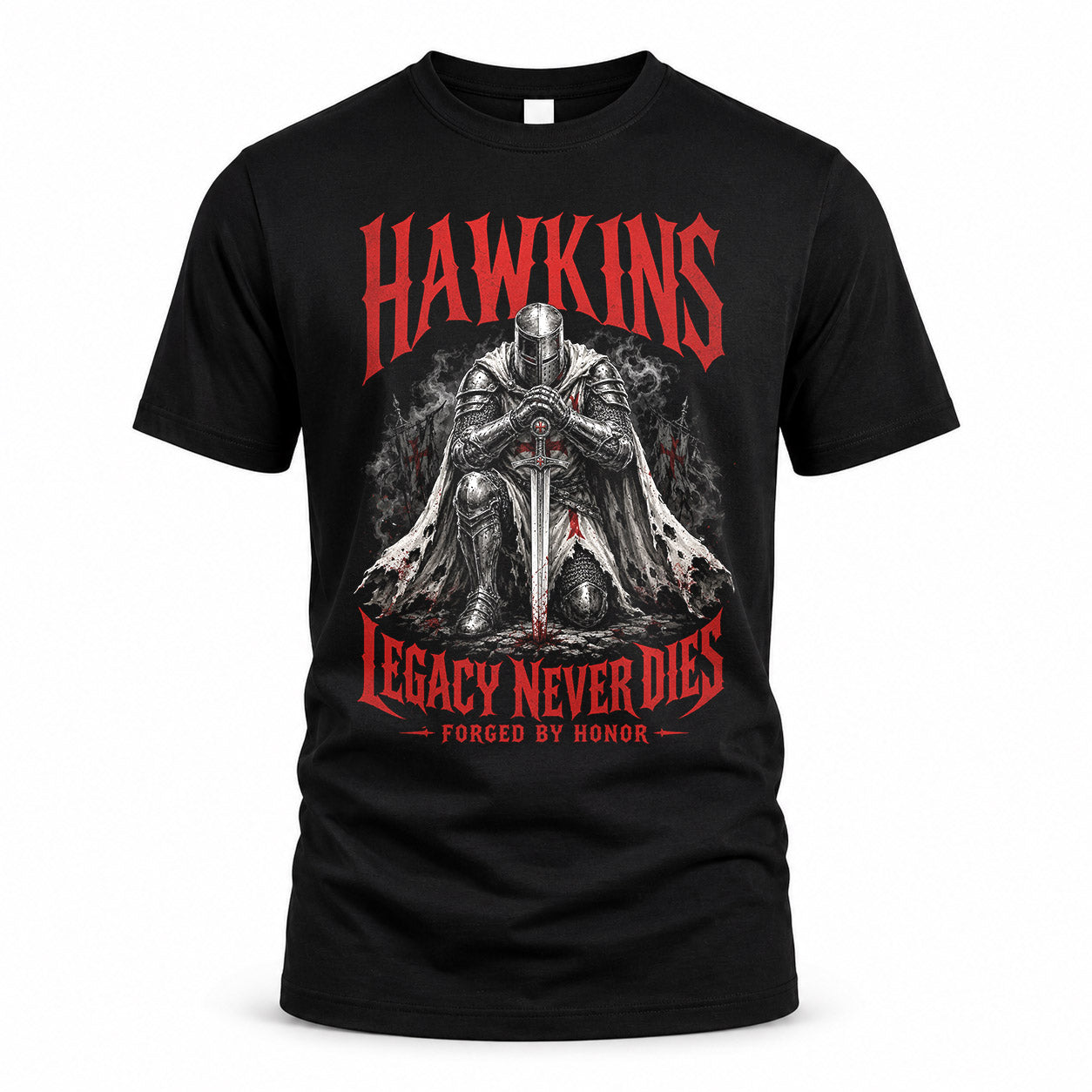 HAWKINS HS90-K04-109 - NAME Legacy Never Dies Forged By Honor Personalized Knight