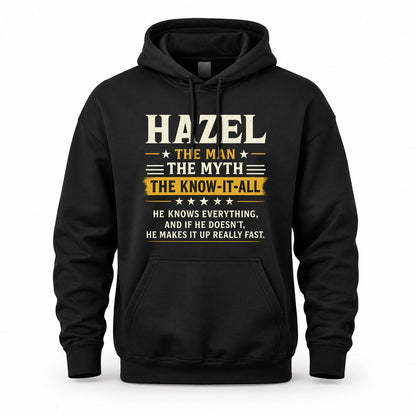 HAZEL TM90-K04-125 - NAME Legendary Know-It-All Personalized Funny Shirt