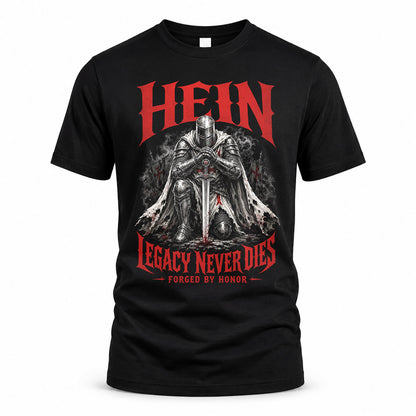 HEIN HS90-K04-109 - NAME Legacy Never Dies Forged By Honor Personalized Knight