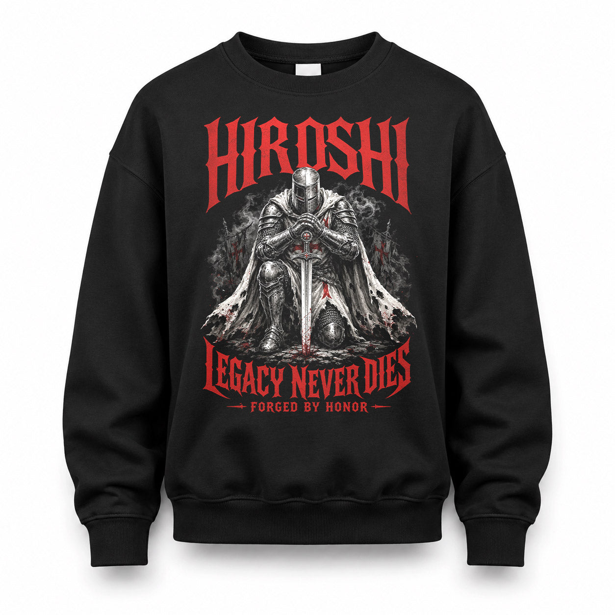 HIROSHI HS90-K04-109 - NAME Legacy Never Dies Forged By Honor Personalized Knight