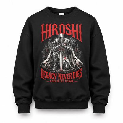 HIROSHI HS90-K04-109 - NAME Legacy Never Dies Forged By Honor Personalized Knight
