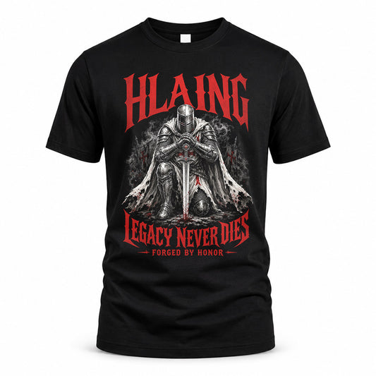 HLAING HS90-K04-109 - NAME Legacy Never Dies Forged By Honor Personalized Knight