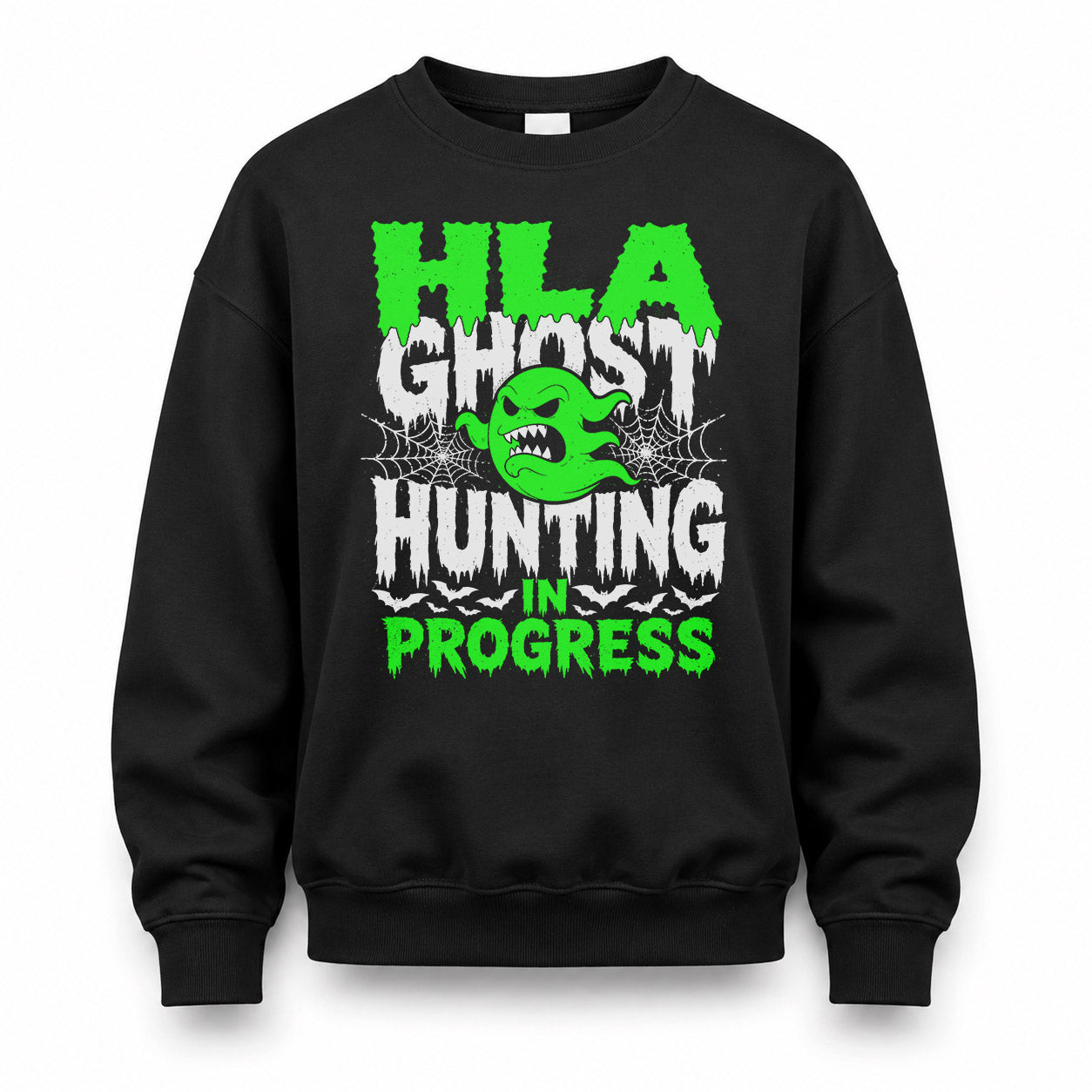 HLA HW22-K06-109 - NAME Ghost Hunting In Progress Personalized Halloween Shirt