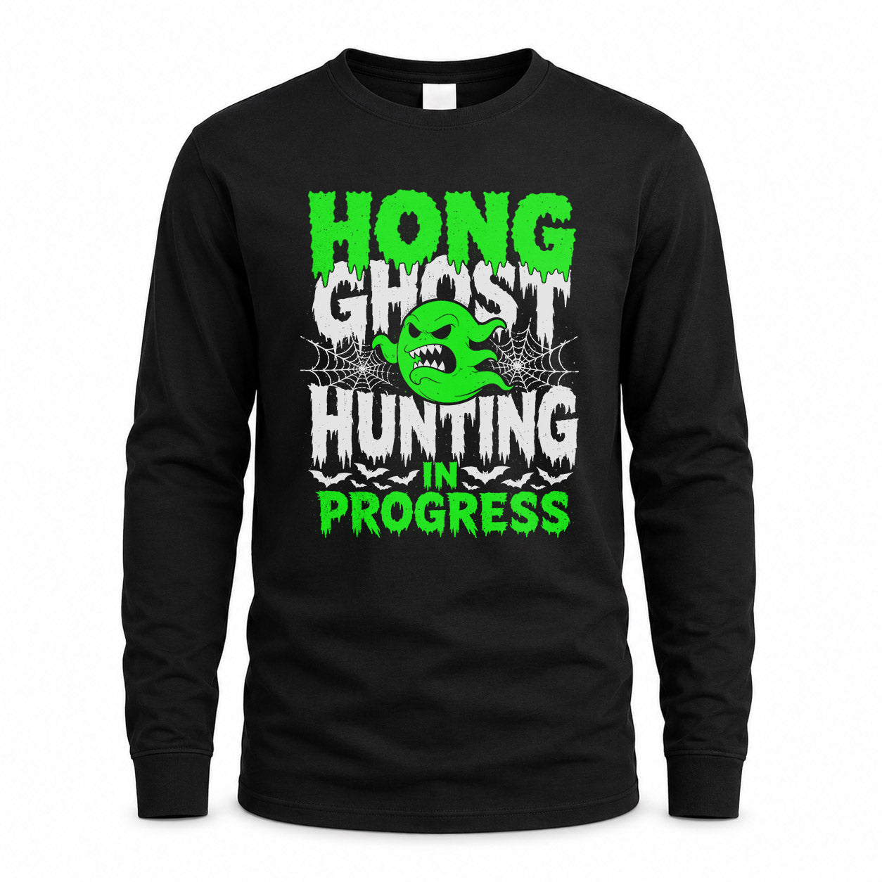 HONG HW22-K06-109 - NAME Ghost Hunting In Progress Personalized Halloween Shirt