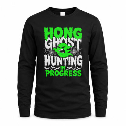 HONG HW22-K06-109 - NAME Ghost Hunting In Progress Personalized Halloween Shirt