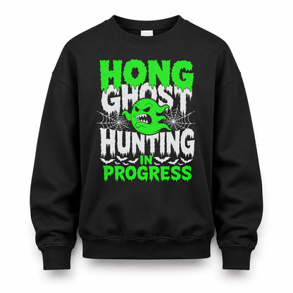 HONG HW22-K06-109 - NAME Ghost Hunting In Progress Personalized Halloween Shirt