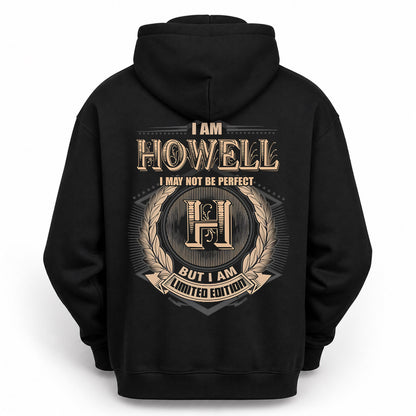 HOWELL PH55-T25-Personalized Name Quote Apparel “I Am NAME May Not Be Perfect But I Am Limited Edition”