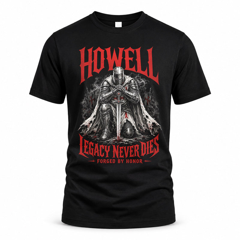 HOWELL HS90-K04-109 - NAME Legacy Never Dies Forged By Honor Personalized Knight