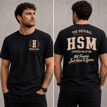 HSM W68-F2-168 – Personalized Original Issue Apparel “The Original NAME Certified One-of-One"