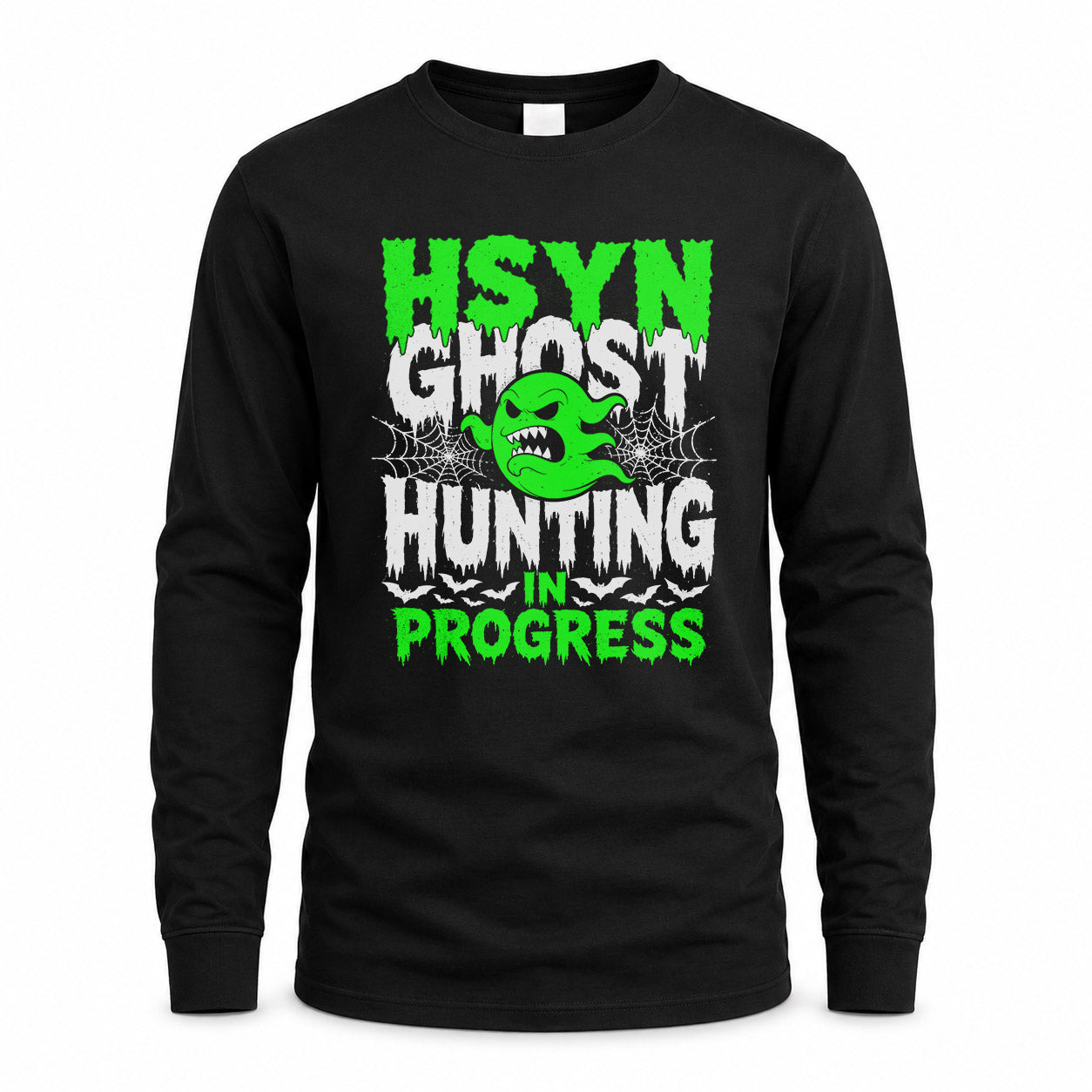 HSYN HW22-K06-109 - NAME Ghost Hunting In Progress Personalized Halloween Shirt