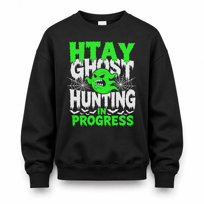 HTAY HW22-K06-109 - NAME Ghost Hunting In Progress Personalized Halloween Shirt