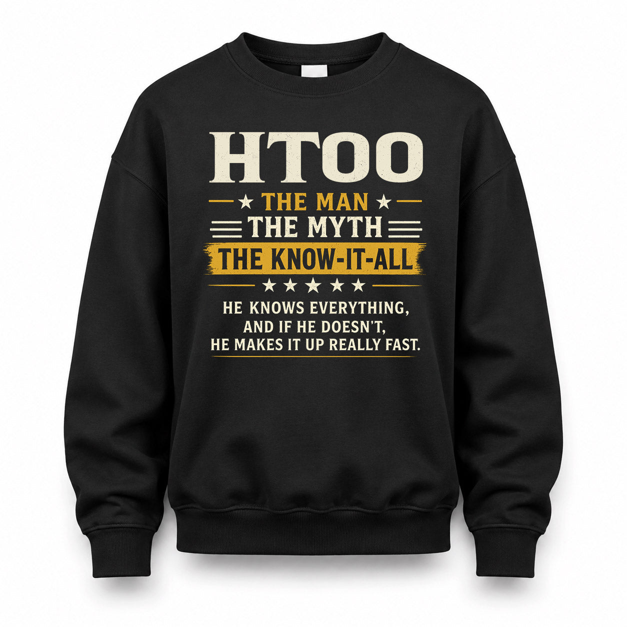 HTOO TM90-K04-125 - NAME Legendary Know-It-All Personalized Funny Shirt