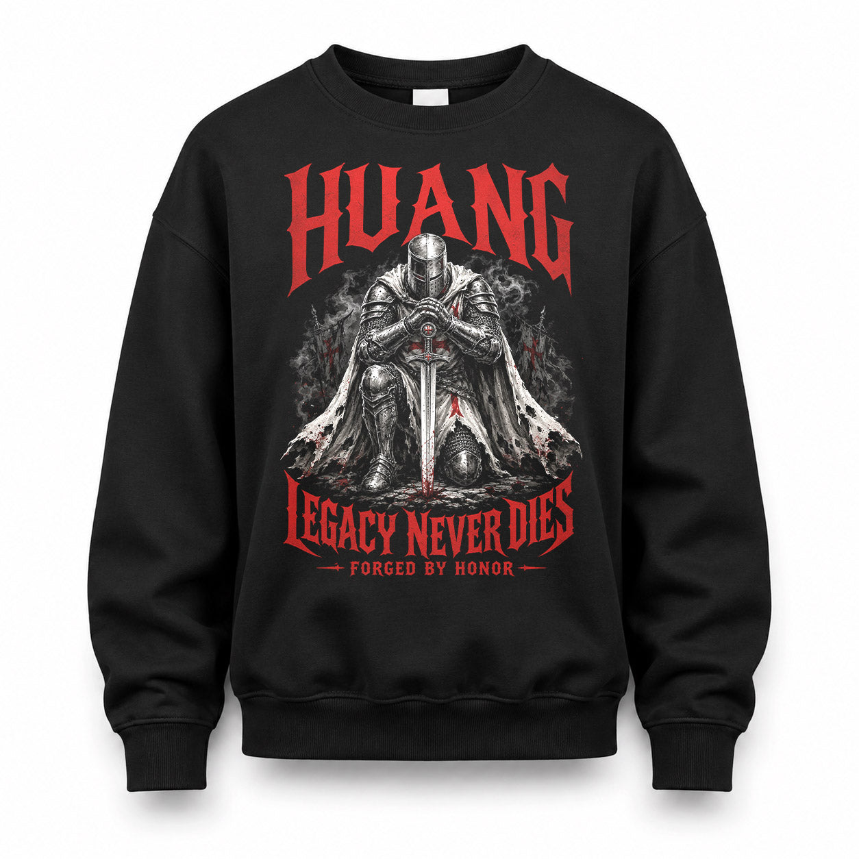 HUANG HS90-K04-109 - NAME Legacy Never Dies Forged By Honor Personalized Knight