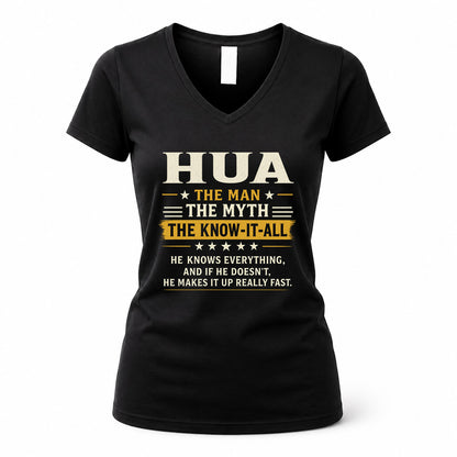HUA TM90-K04-125 - NAME Legendary Know-It-All Personalized Funny Shirt