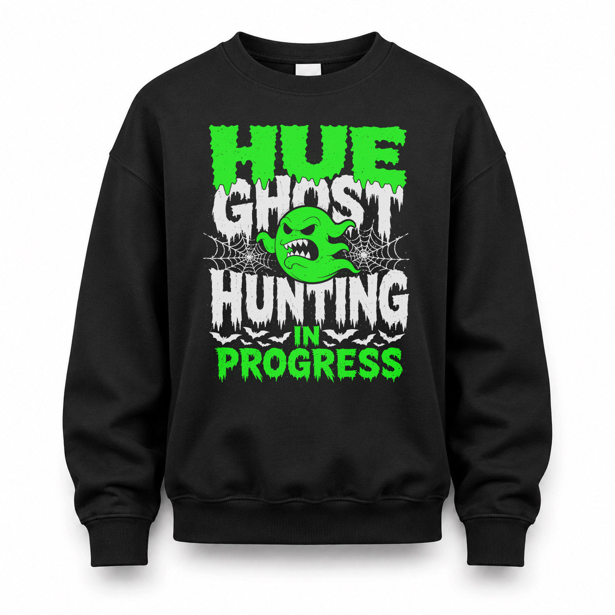 HUE HW22-K06-109 - NAME Ghost Hunting In Progress Personalized Halloween Shirt