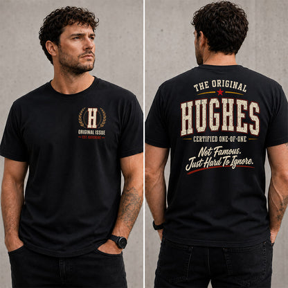 HUGHES W68-F2-168 – Personalized Original Issue Apparel “The Original NAME Certified One-of-One"