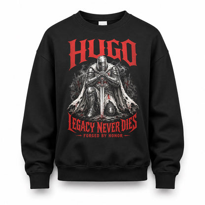 HUGO HS90-K04-109 - NAME Legacy Never Dies Forged By Honor Personalized Knight