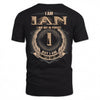 IAN PH55-T25-Personalized Name Quote Apparel “I Am NAME May Not Be Perfect But I Am Limited Edition”