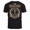 IBRAHIM PH55-T25-Personalized Name Quote Apparel “I Am NAME May Not Be Perfect But I Am Limited Edition”