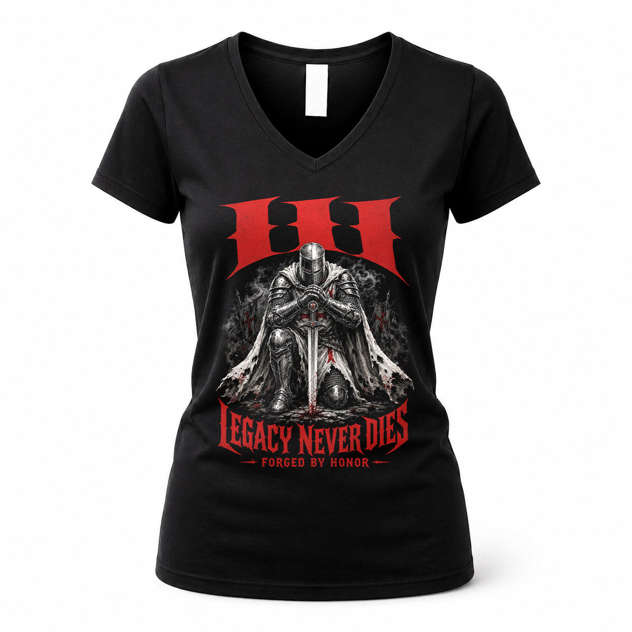 III HS90-K04-109 - NAME Legacy Never Dies Forged By Honor Personalized Knight