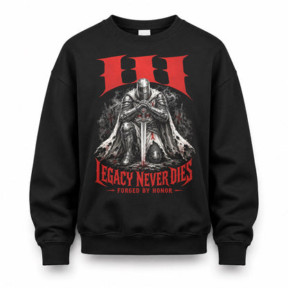 III HS90-K04-109 - NAME Legacy Never Dies Forged By Honor Personalized Knight