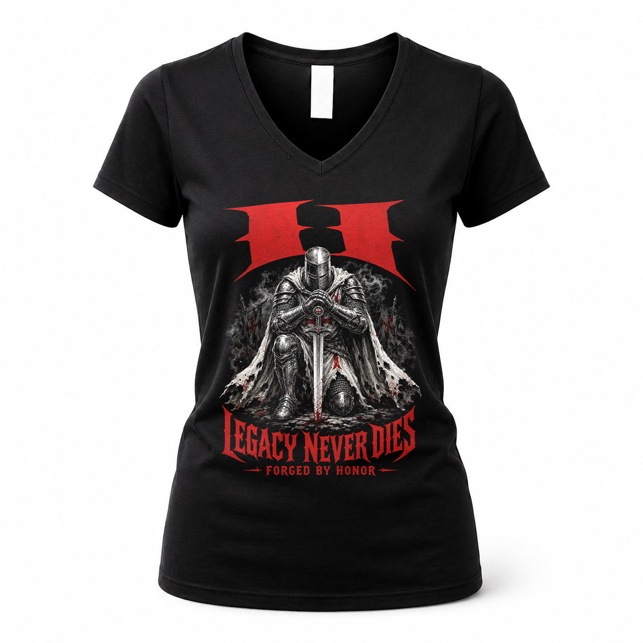 II HS90-K04-109 - NAME Legacy Never Dies Forged By Honor Personalized Knight