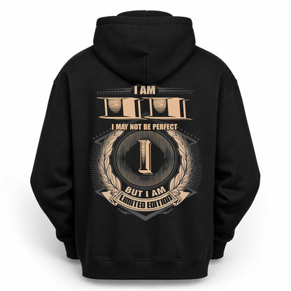 II PH55-T25-Personalized Name Quote Apparel “I Am NAME May Not Be Perfect But I Am Limited Edition”