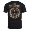 INGRID PH55-T25-Personalized Name Quote Apparel “I Am NAME May Not Be Perfect But I Am Limited Edition”