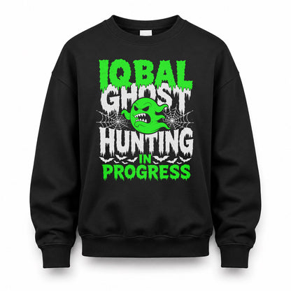 IQBAL HW22-K06-109 - NAME Ghost Hunting In Progress Personalized Halloween Shirt