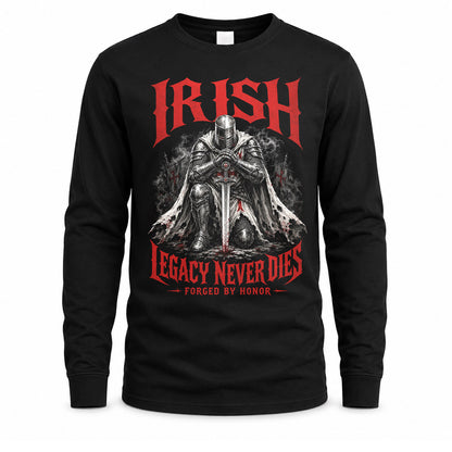 IRISH HS90-K04-109 - NAME Legacy Never Dies Forged By Honor Personalized Knight