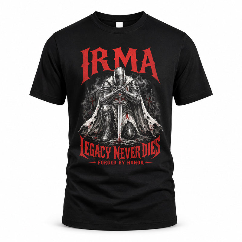 IRMA HS90-K04-109 - NAME Legacy Never Dies Forged By Honor Personalized Knight
