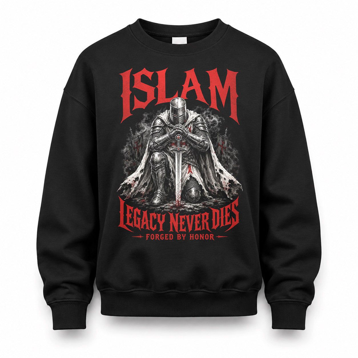 ISLAM HS90-K04-109 - NAME Legacy Never Dies Forged By Honor Personalized Knight