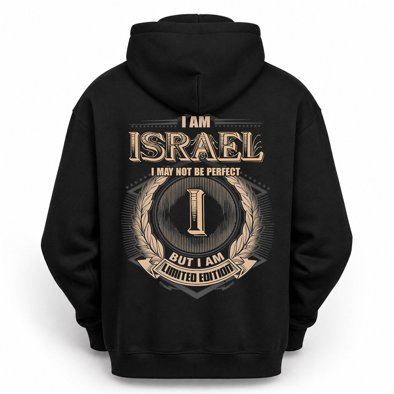 ISRAEL PH55-T25-Personalized Name Quote Apparel “I Am NAME May Not Be Perfect But I Am Limited Edition”