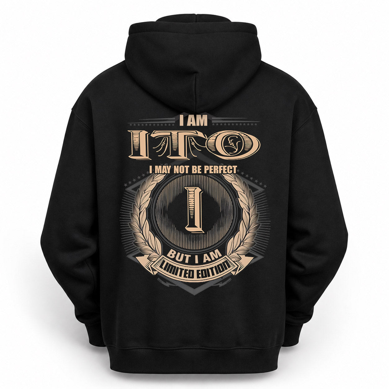 ITO PH55-T25-Personalized Name Quote Apparel “I Am NAME May Not Be Perfect But I Am Limited Edition”