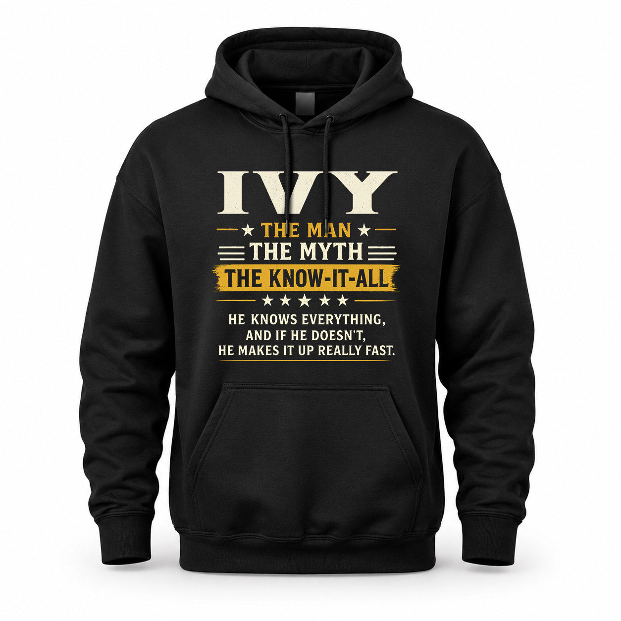IVY TM90-K04-125 - NAME Legendary Know-It-All Personalized Funny Shirt