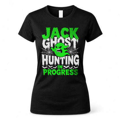 JACK HW22-K06-109 - NAME Ghost Hunting In Progress Personalized Halloween Shirt