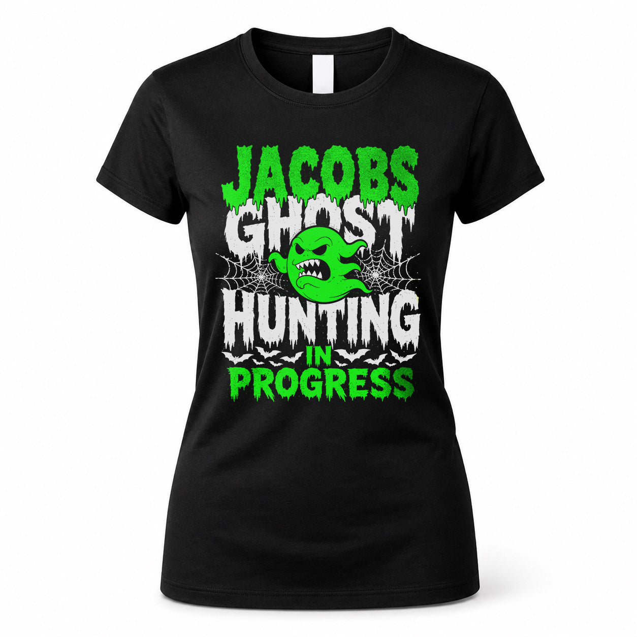 JACOBS HW22-K06-109 - NAME Ghost Hunting In Progress Personalized Halloween Shirt