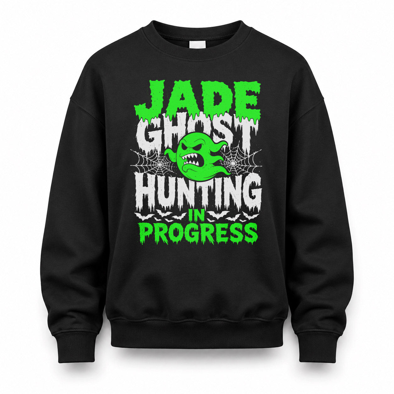 JADE HW22-K06-109 - NAME Ghost Hunting In Progress Personalized Halloween Shirt
