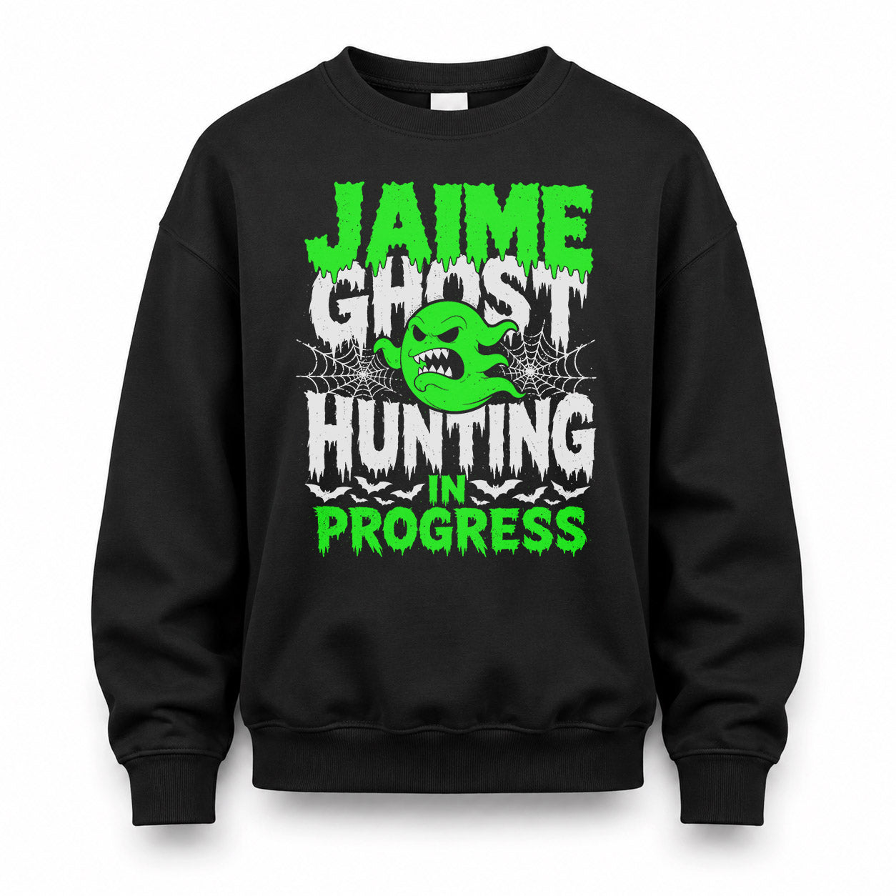 JAIME HW22-K06-109 - NAME Ghost Hunting In Progress Personalized Halloween Shirt