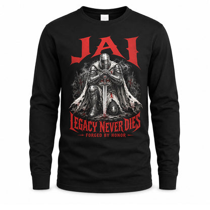 JAI HS90-K04-109 - NAME Legacy Never Dies Forged By Honor Personalized Knight