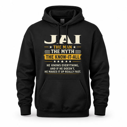JAI TM90-K04-125 - NAME Legendary Know-It-All Personalized Funny Shirt