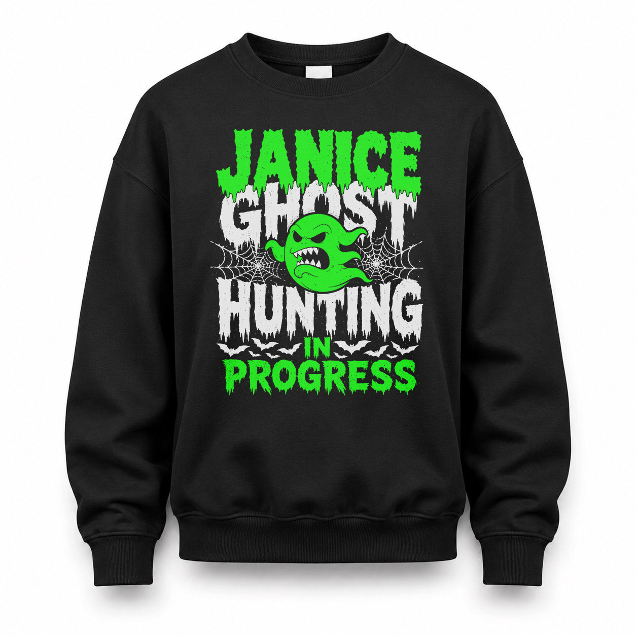 JANICE HW22-K06-109 - NAME Ghost Hunting In Progress Personalized Halloween Shirt