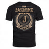 JASMINE PH55-T25-Personalized Name Quote Apparel “I Am NAME May Not Be Perfect But I Am Limited Edition”