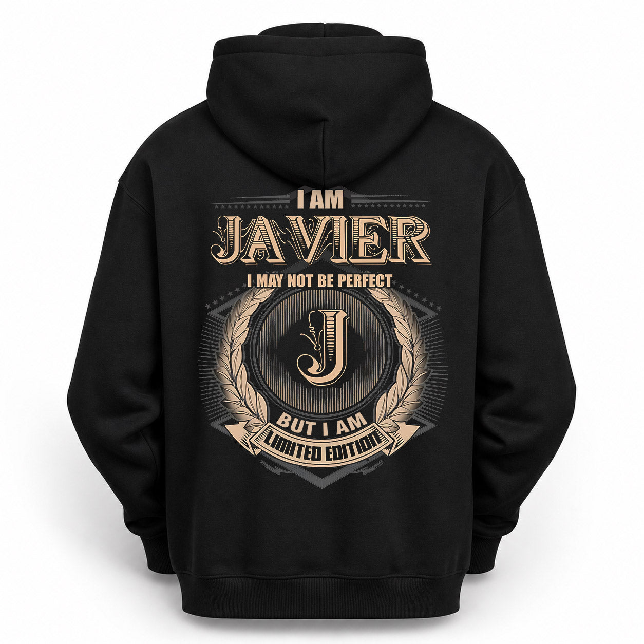 JAVIER PH55-T25-Personalized Name Quote Apparel “I Am NAME May Not Be Perfect But I Am Limited Edition”
