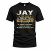 JAY TM90-K04-125 - NAME Legendary Know-It-All Personalized Funny Shirt