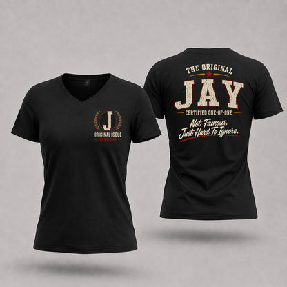 JAY W68-F2-168 – Personalized Original Issue Apparel “The Original NAME Certified One-of-One"